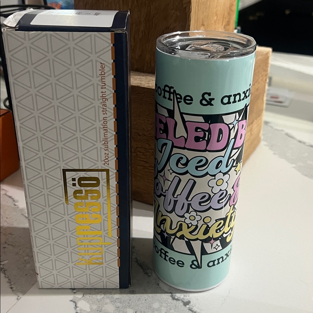 Kupresso Colorful‎ Iced Coffee Tumbler